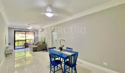 Apartamento no Guarujá, Praia das Pitangueiras, 2 Quartos sendo 1 Suíte, Reformado e Prédio com Lazer