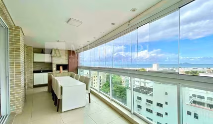 Apartamento no Guarujá, Enseada, Vista Mar, 4 Quartos e Varanda Gourmet.