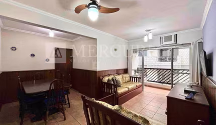 Apartamento no Guarujá, Enseada, Sacada e 3 Quartos