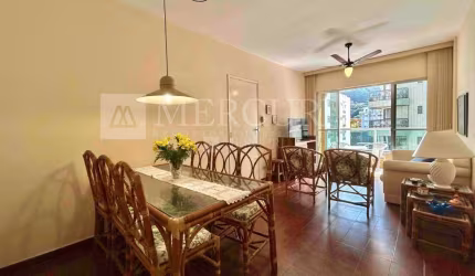 Apartamento no Guarujá, Enseada, Mobiliado e Sacada