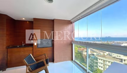 Apartamento no Guarujá, Enseada, Varanda Gourmet, Vista Mar, Prédio com Lazer Completo