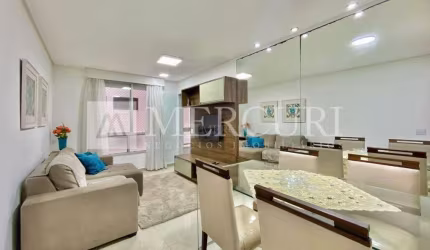 Apartamento no Guarujá, Astúrias, frente mar com 2 dormitórios, totalmente mobiliado