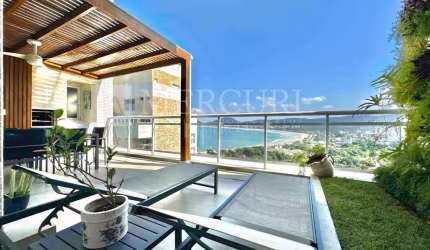 Cobertura no Guarujá, Vista Mar, Condomínio Verdemar, 4 suítes, 4 vagas, Piscina e Churrasqueira. Estuda Permuta - Mercuri Imóveis Guarujá