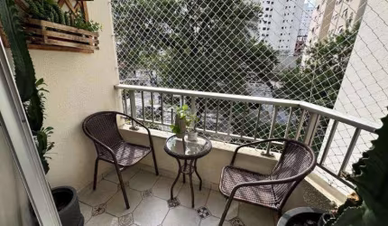 Apartamento para Venda em São Paulo, Brooklin Paulista, 2 dormitórios, 1 suíte, 2 banheiros, 1 vaga
