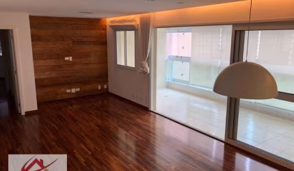 Apartamento com 3 dormitórios para alugar, 127 m² por R$ 12.723,30/mês - Brooklin - São Paulo/SP