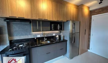 Apartamento Decorado e Equipado com 1 Dormitório 1 vaga para venda  Rua Eça de Queiroz  -  Edifício Inspire Ibirapuera