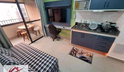 Apartamento Locação Moema com 1 dormitório 31 m² Sacada São Paulo/SP