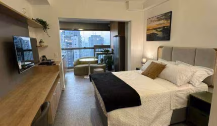 Apartamento para alugar, 32 m² por R$ 5.337,00/mês - Brooklin - São Paulo/SP