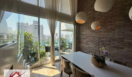 Apartamento Duplex para alugar, 210 m² por R$ 38.300,00/mês - Brooklin - São Paulo/SP
