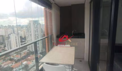 Apartamento com 1 dormitório para alugar, 42 m² por R$ 4.590,00/mês - Campo Belo - São Paulo/SP