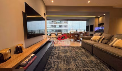 Apartamento com 3 dormitórios para alugar, 131 m² por R$ 18.680,00/mês - Brooklin - São Paulo/SP