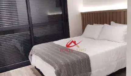 Apartamento com 1 dormitório para alugar, 26 m² por R$ 4.037,24/mês - Campo Belo - São Paulo/SP