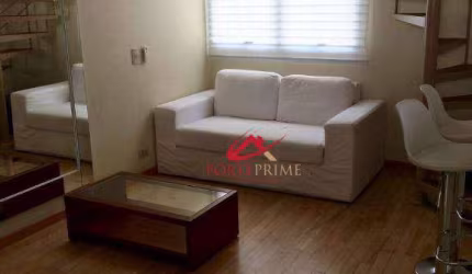 Apartamento com 1 dormitório para alugar, 50 m² - Vila Olímpia - São Paulo/SP
