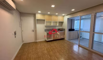 Apartamento com 1 dormitório para alugar, 42 m² por R$ 5.163,43/mês - Brooklin - São Paulo/SP