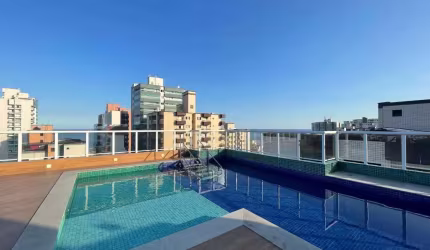 Apartamento com vista mar, varanda gourmet com 1 dormitórios no bairro Guilhermina na Praia Grande SP