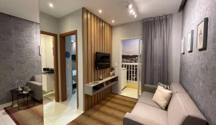Apartamento com 2 dormitórios à venda, 43 m² por R$ 282.900,00 - Parque São Vicente - São Vicente/SP