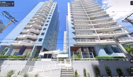 Apartamento mobiliado com 3 dormitórios, 140 m² - venda por R$ 750.000 ou aluguel por R$ 6.000/mês - Tupi - Praia Grande/SP