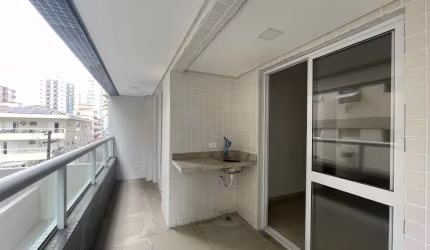 Apartamento com 1 dormitório à venda, 48 m² por R$ 370.000,00 - Guilhermina - Praia Grande/SP