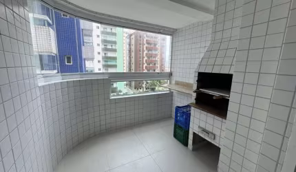 Apartamento com varanda gourmet com 1 dormitório à venda, 42 m² por R$ 360.000 - Maracanã - Praia Grande/SP