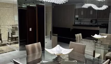 Apartamento mobiliado com 2 dormitórios, 85 m² - venda por R$ 750.000 ou aluguel por R$ 6.980/mês - Aviação - Praia Grande/SP