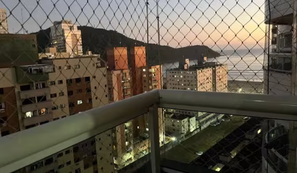 Apartamento com 2 dormitórios para alugar, 82 m² por R$ 5.700,00/mês - Canto do Forte - Praia Grande/SP