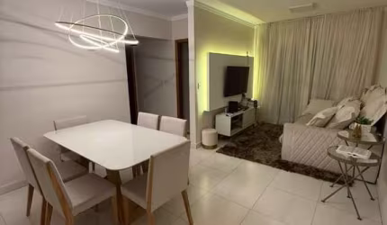 Apartamento mobiliado com 2 dormitórios para alugar, 82 m² por R$ 4.000/mês - Aviação - Praia Grande/SP