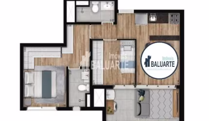 APARTAMENTO A VENDA EM CHACARA SANTO ANTÔNIO