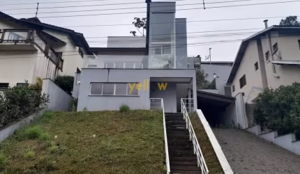Casa de luxo em condomínio fechado com 3 suítes em Arujá - Condomínio Hills III por R$ 1.590.000