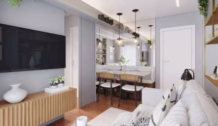 Apartamento Gardem a venda, 60m², 2 quartos, Sala, Banheiro, Área, Vaga, Recreio dos Bandeirantes, RJ.