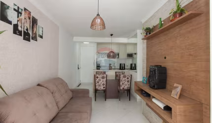Apartamento semi-mobiliado à venda com 2 dormitórios, 47 m², 2 vagas, varanda e lazer completo, na Freguesia do Ò - Zona Norte de São Paulo.
