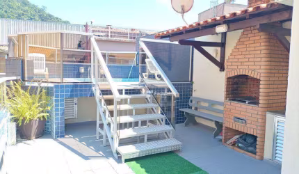 Cobertura com 3 dormitórios à venda, 190 m² por R$ 580.000,00 - Enseada - Guarujá/SP
