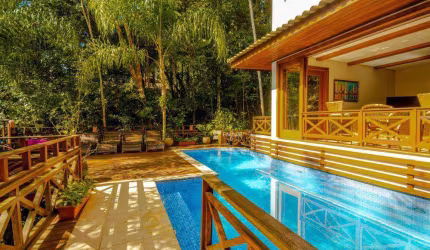 Casa com 5 dormitórios, 480 m² - venda por R$ 6.500.000,00 ou aluguel por R$ 35.000,00/mês - Iporanga - Guarujá/SP