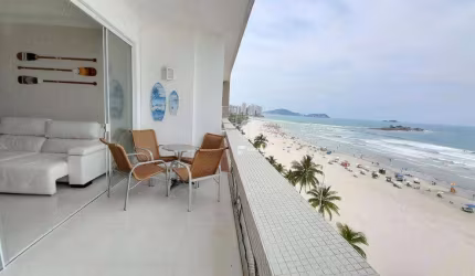 Apartamento com 3 dormitórios à venda, 160 m² por R$ 1.400.000,00 - Pitangueiras - Guarujá/SP