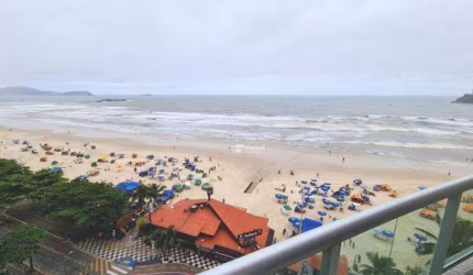 Apartamento com 2 dormitórios à venda, 86 m² por R$ 700.000,00 - Pitangueiras - Guarujá/SP