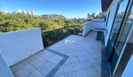 Cobertura com vista parcial para o mar disponível para venda e locação anual - Enseada - Guarujá/SP