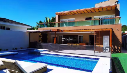 Casa com 5 dormitórios à venda, 404 m²  - Riviera de São Lourenço - Bertioga/SP