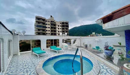 Cobertura com 2 dormitórios à venda, 183 m² por R$ 750.000,00 - Enseada - Guarujá/SP