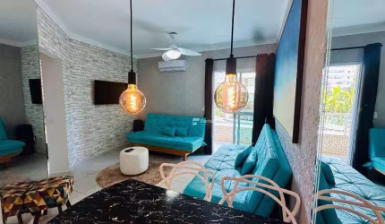 Apartamento com 1 dormitório à venda, 45 m² - Riviera de São Lourenço - Bertioga/SP
