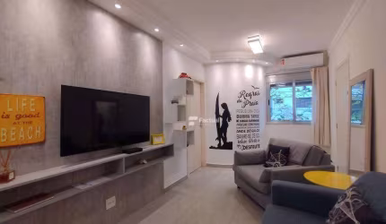 Apartamento com 1 quartos à venda, 55 m² por R$ 430.000 - Tombo - Guarujá/SP