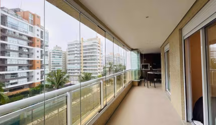 Apartamento com 4 dormitórios para alugar, 138 m²  - Riviera de São Lourenço - Bertioga/SP