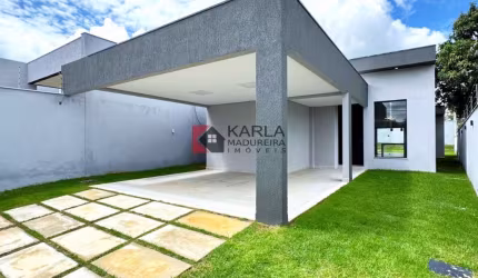 NOVO SANTOS DUMONT - CASA 03 QUARTOS, COM PISCINA E LOTE DE 500 M²