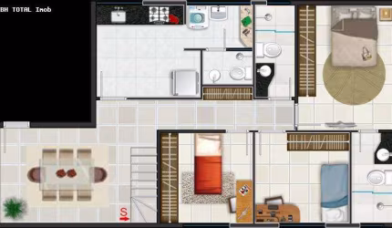 Apartamento com Área Privativa para Venda em Belo Horizonte, Alto Barroca, 3 dormitórios, 1 suíte, 3 banheiros, 2 vagas
