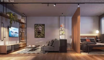 Apartamento para Venda em Belo Horizonte, Boa Viagem, 1 dormitório, 1 banheiro, 1 vaga