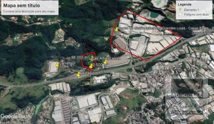 Área à venda, 2500 m² por R$ 2.500.000,00 - Ingahi - Itapevi/SP