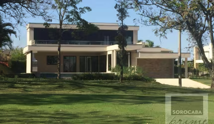 Maravilhoso Sobrado à venda - Lago Azul Condomínio e Golfe Clube -Sorocaba-SP, Excelente Localização, Condomínio de alto padrão.