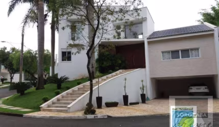 ESPETACULAR Sobrado com 4 dormitórios à venda, 500 m² por R$ 2.800.000 - Condomínio Lago da Boa Vista - Sorocaba/SP, PRÓXIMO Á PADARIA REAL.