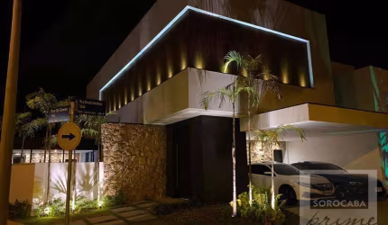 PORTEIRA FECHADA Sobrado com 3 dormitórios à venda, 281 m² por R$ 2.140.000 - Condomínio Chácara Ondina - Sorocaba/SP