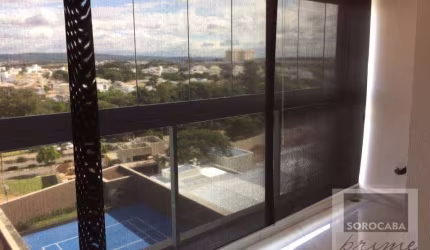 Apartamento com 1 dormitório para alugar, 46 m² por R$ 4.050,00/mês - Parque Campolim - Sorocaba/SP