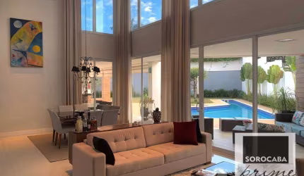 Sobrado com 4 dormitórios à venda, 490 m² por R$ 2.980.000,00 - Parque Reserva Fazenda Imperial - Sorocaba/SP