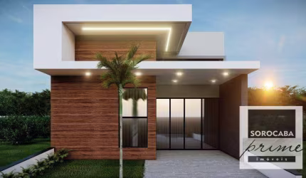 Casa com 3 dormitórios à venda, 120 m² por R$ 671.000,00 - Condomínio Terras de São Francisco - Sorocaba/SP